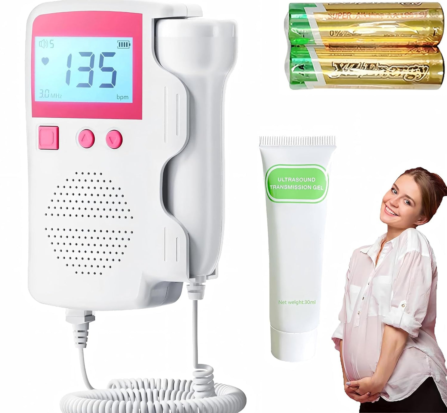 Portable Doppler Fetal Heartbeat Monitor Accessories Bag