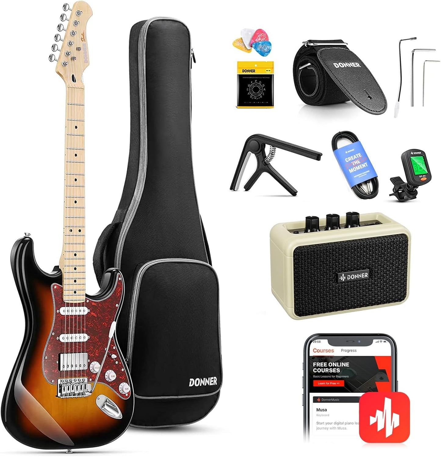 Start Jammin' with Donner Electric Guitar Kit