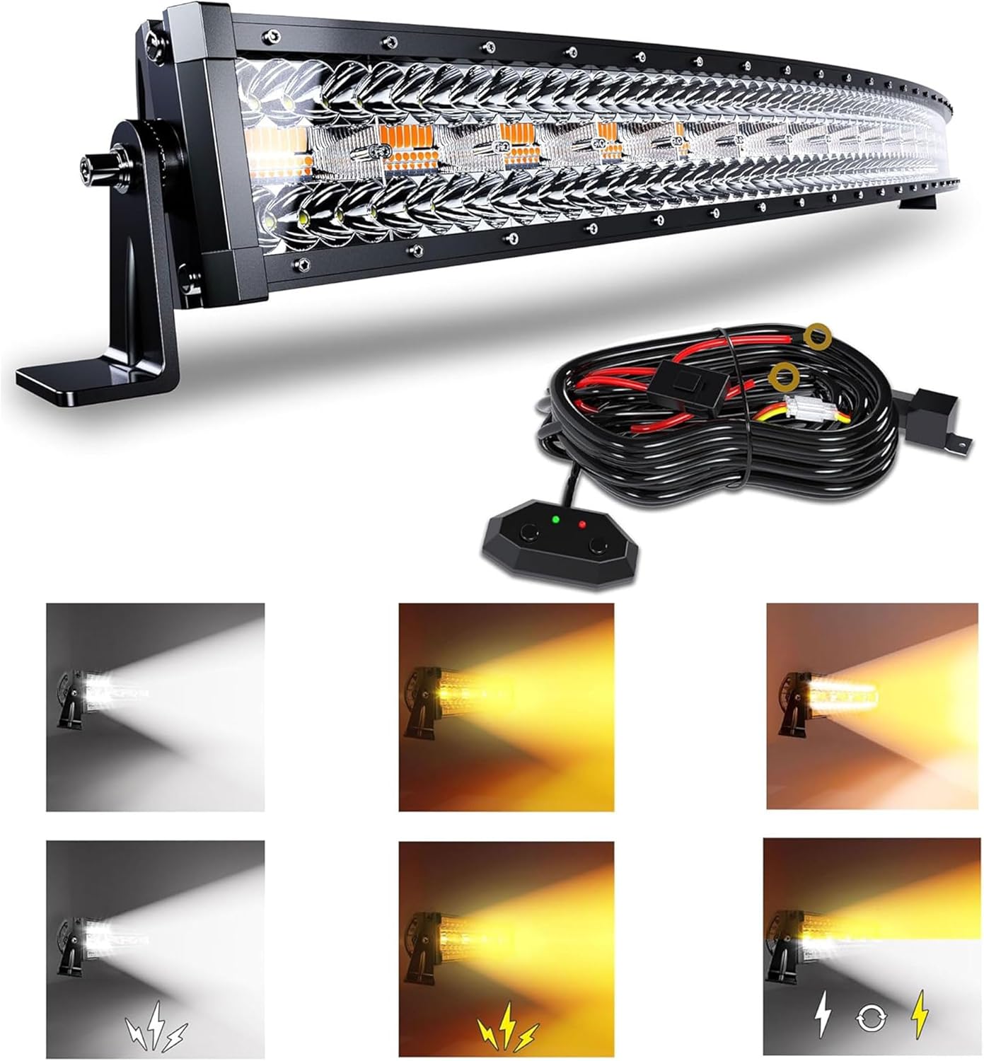 42 Inch 240W Curved LED Light Bar for Offroad Vehicles