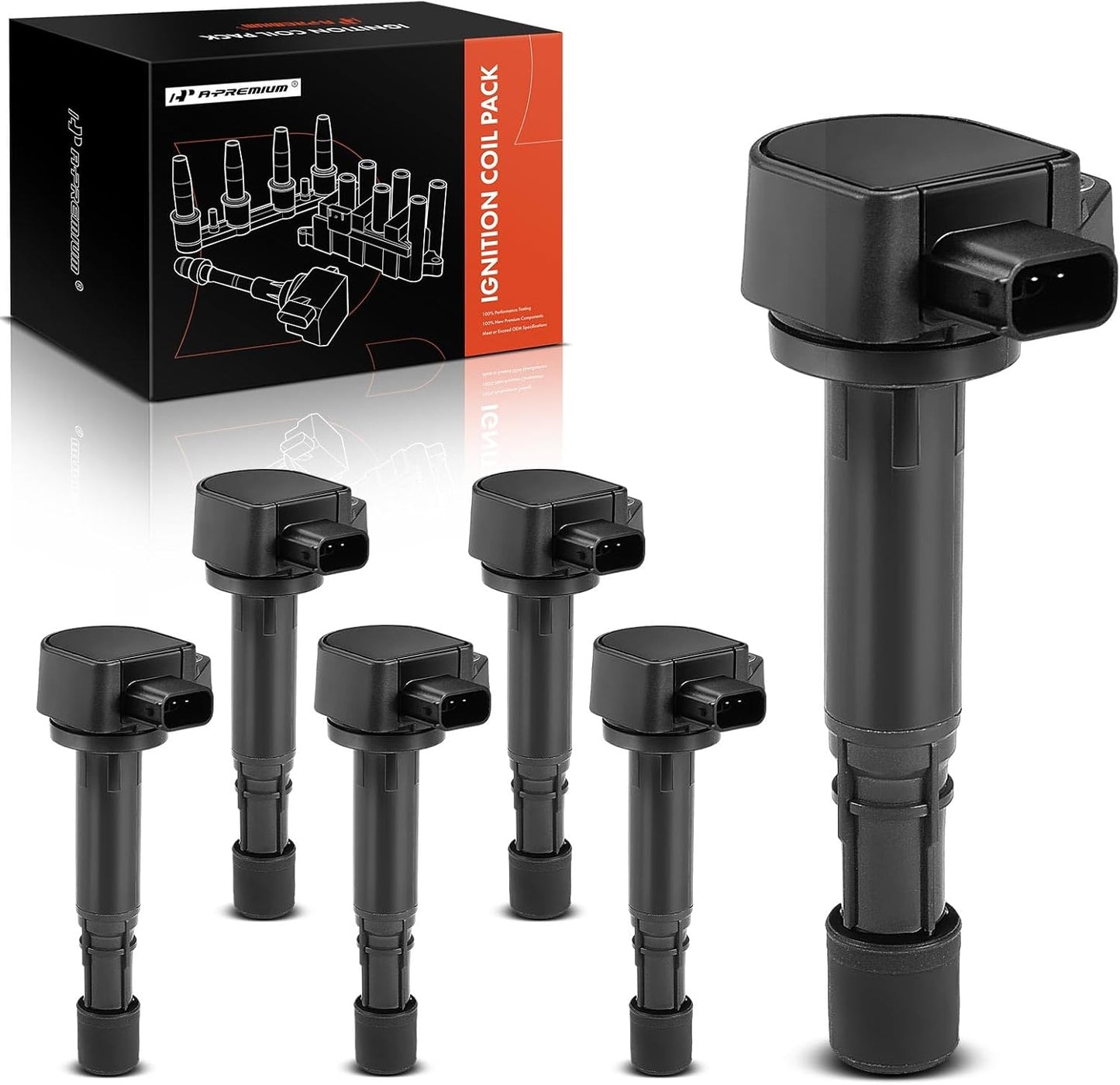6PCS Ignition Coil Packs for Acura Honda Saturn V6 Vehicles