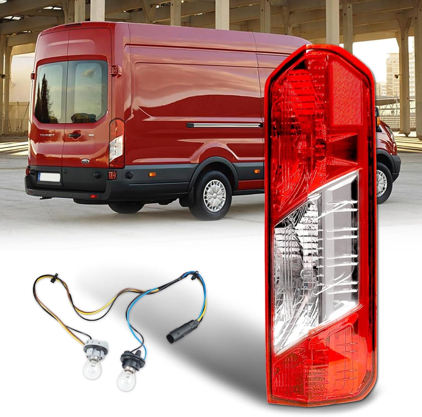 Tail Lights Compatible with Ford Transit 150 250 350 2015-2025