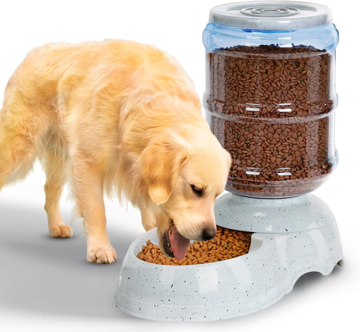 Kenond 3 Gallon Gravity Feeder for Large Breed Dogs - Automatic