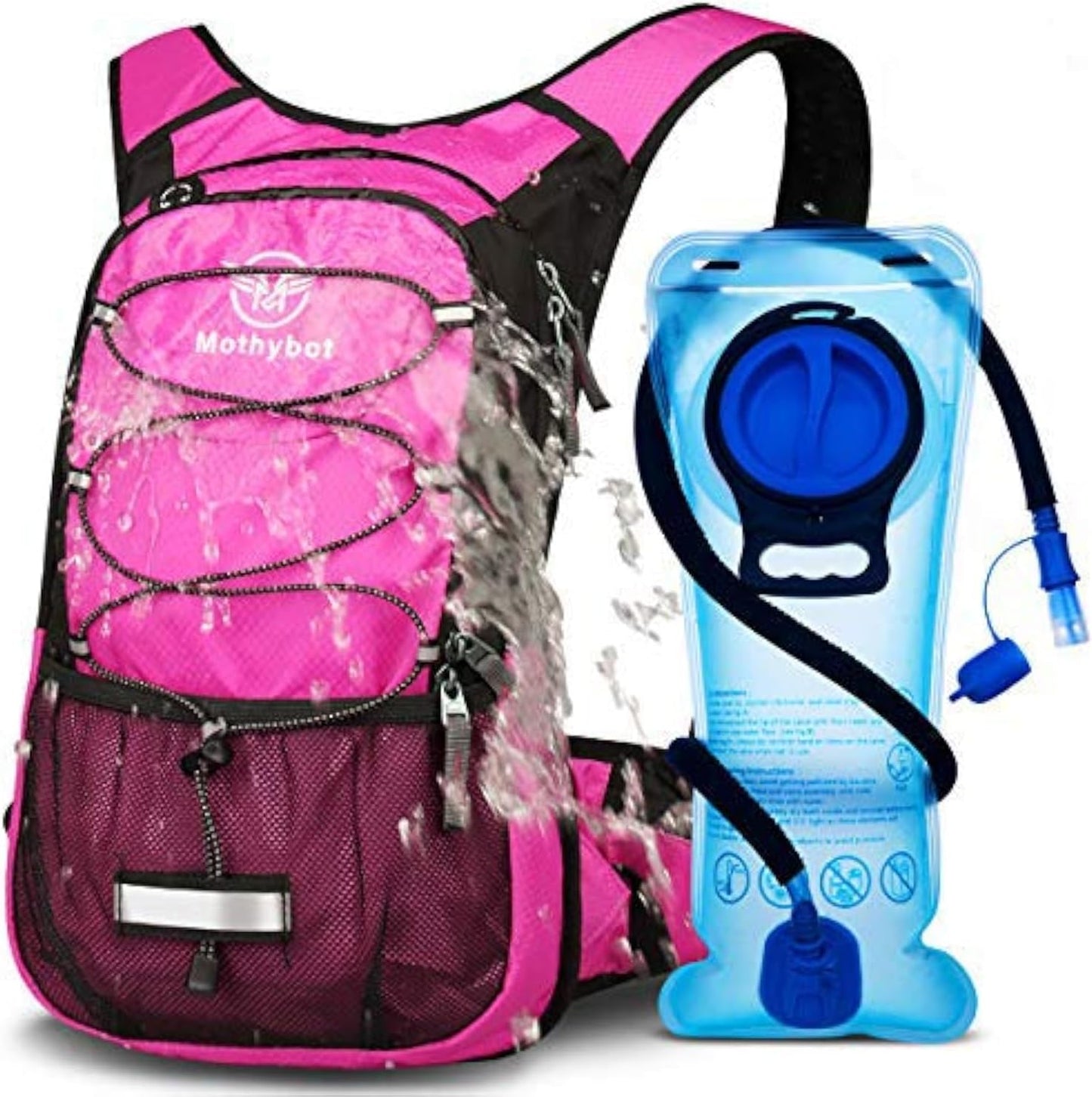 Insulated Hydration Pack with 2L Bladder for Outdoor Adventures