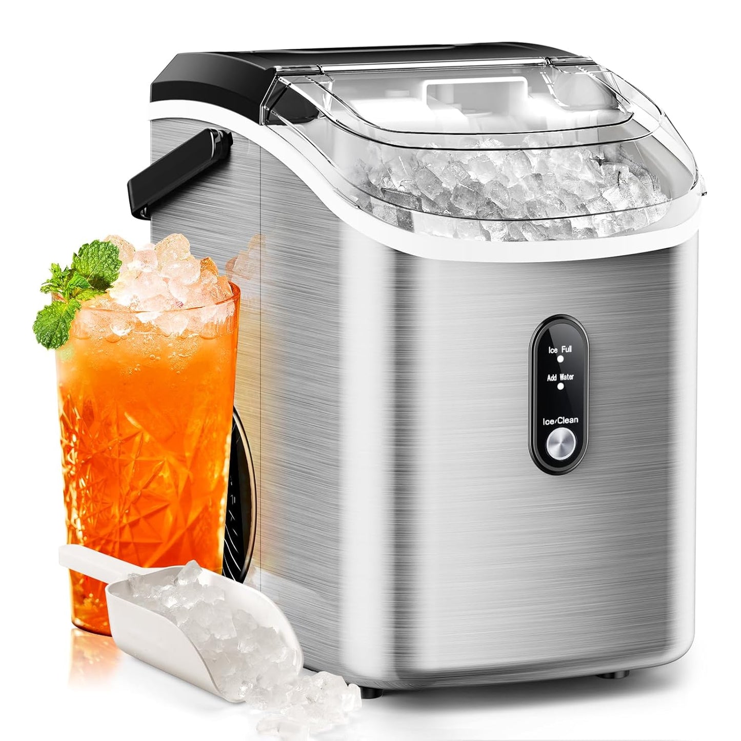 Nugget Ice Maker Countertop for Home, Office, and Kitchen