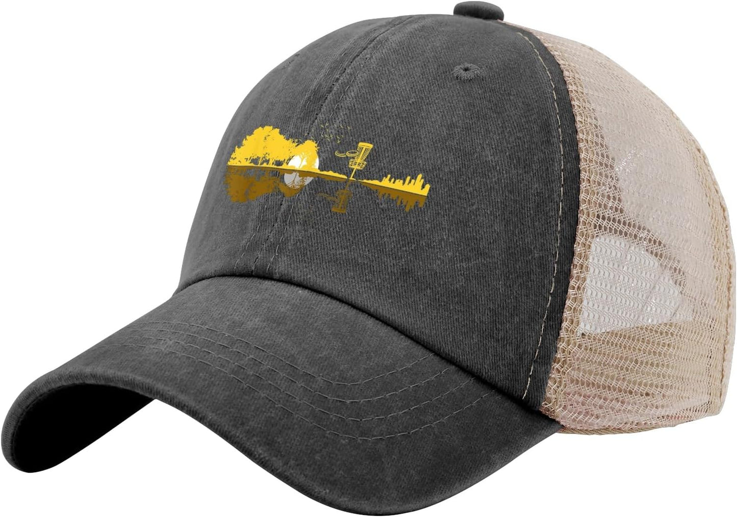Sunset Disc Golf Trucker Hat - Dad's Favorite Gift!