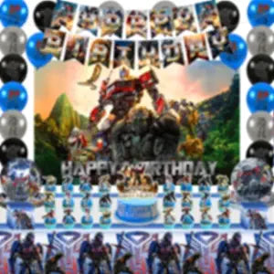 118PCS Birthday Party Supplies for Kids with Fun Decorations