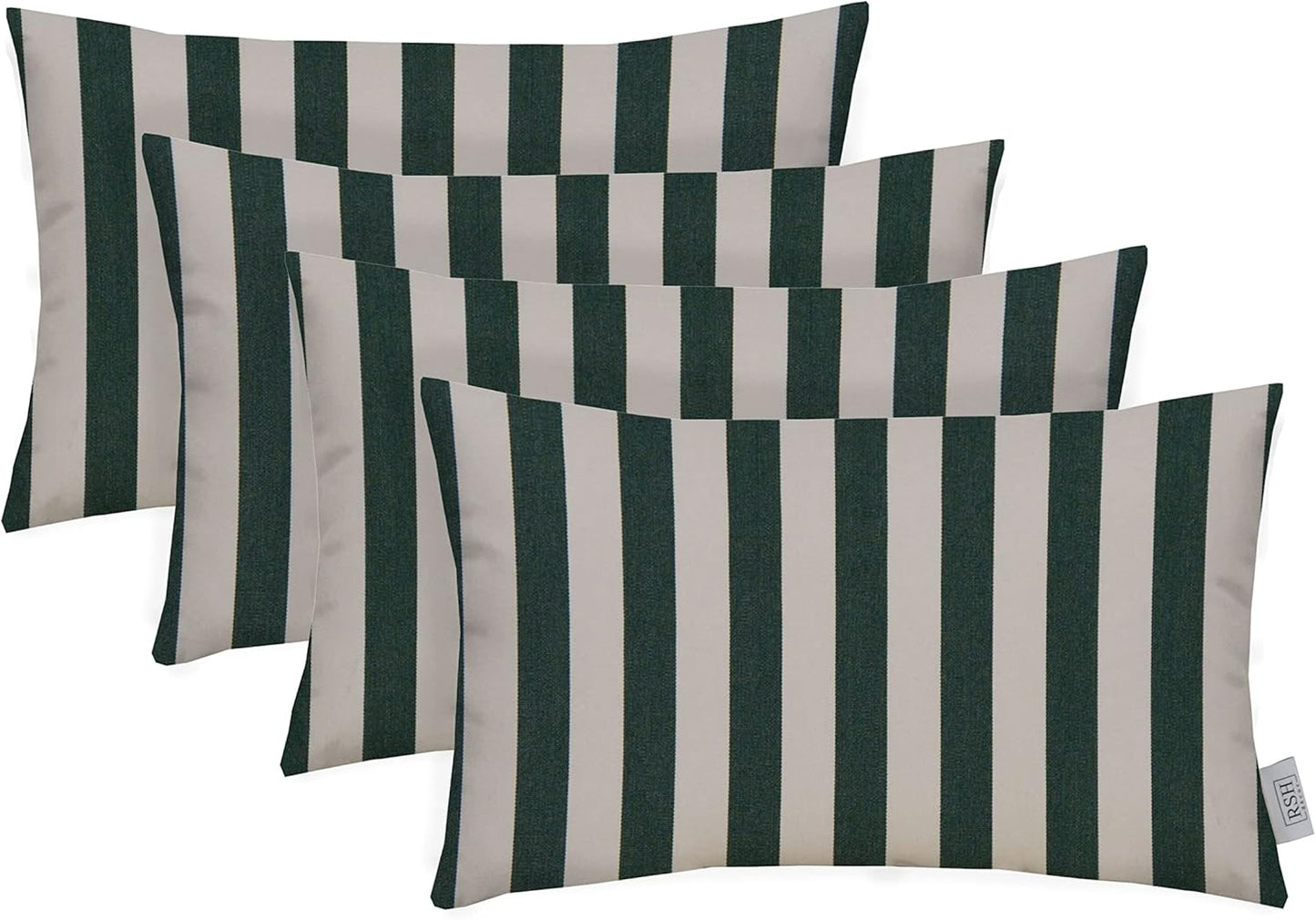Sunbrella Lumbar Throw Pillows Set of 4 for Outdoor Comfort