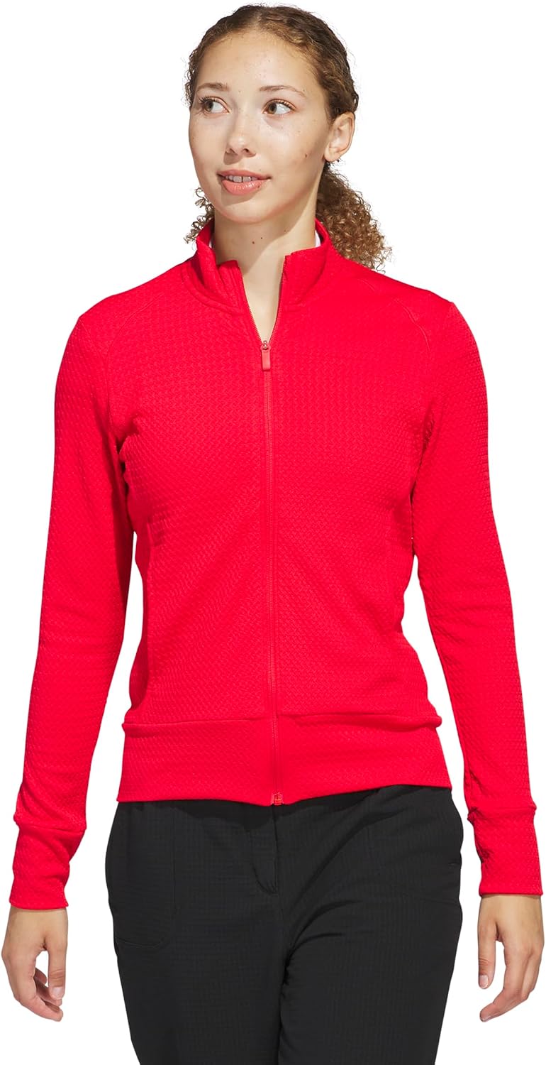 adidas womens Ultimate365 Textured Jacket for Golf Enthusiasts