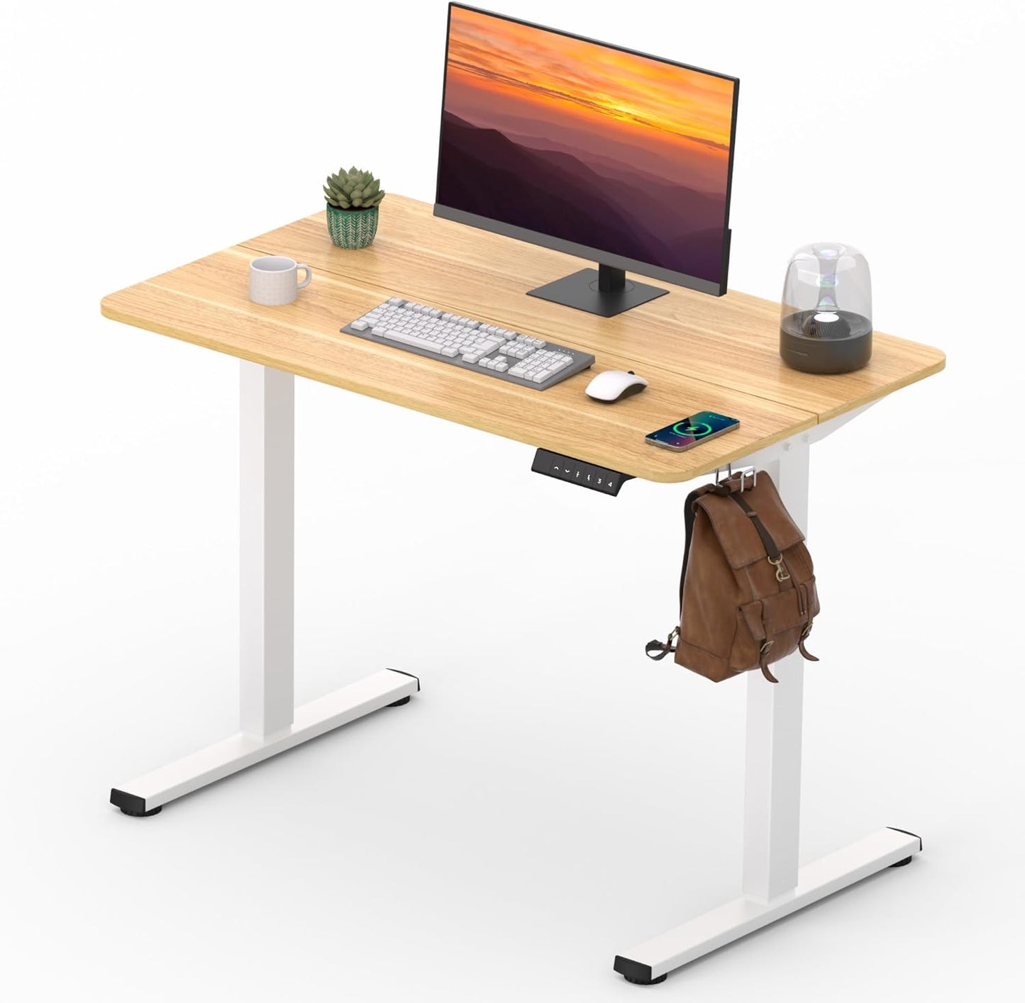 Adjustable Stand Up Desk with Memory Preset for Home Office