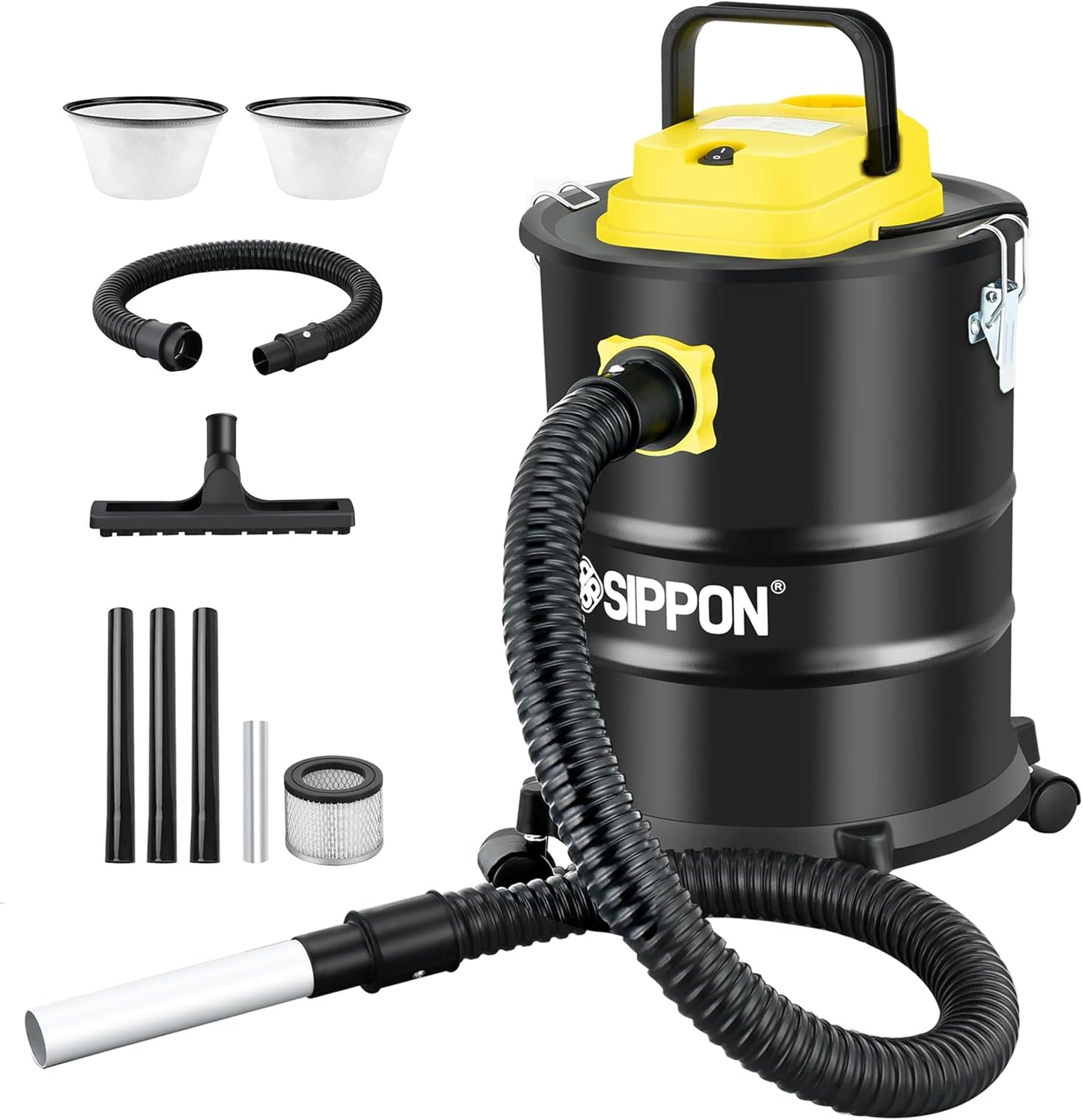 Powerful Ash Vacuum Cleaner for Fireplaces and Pellet Stoves