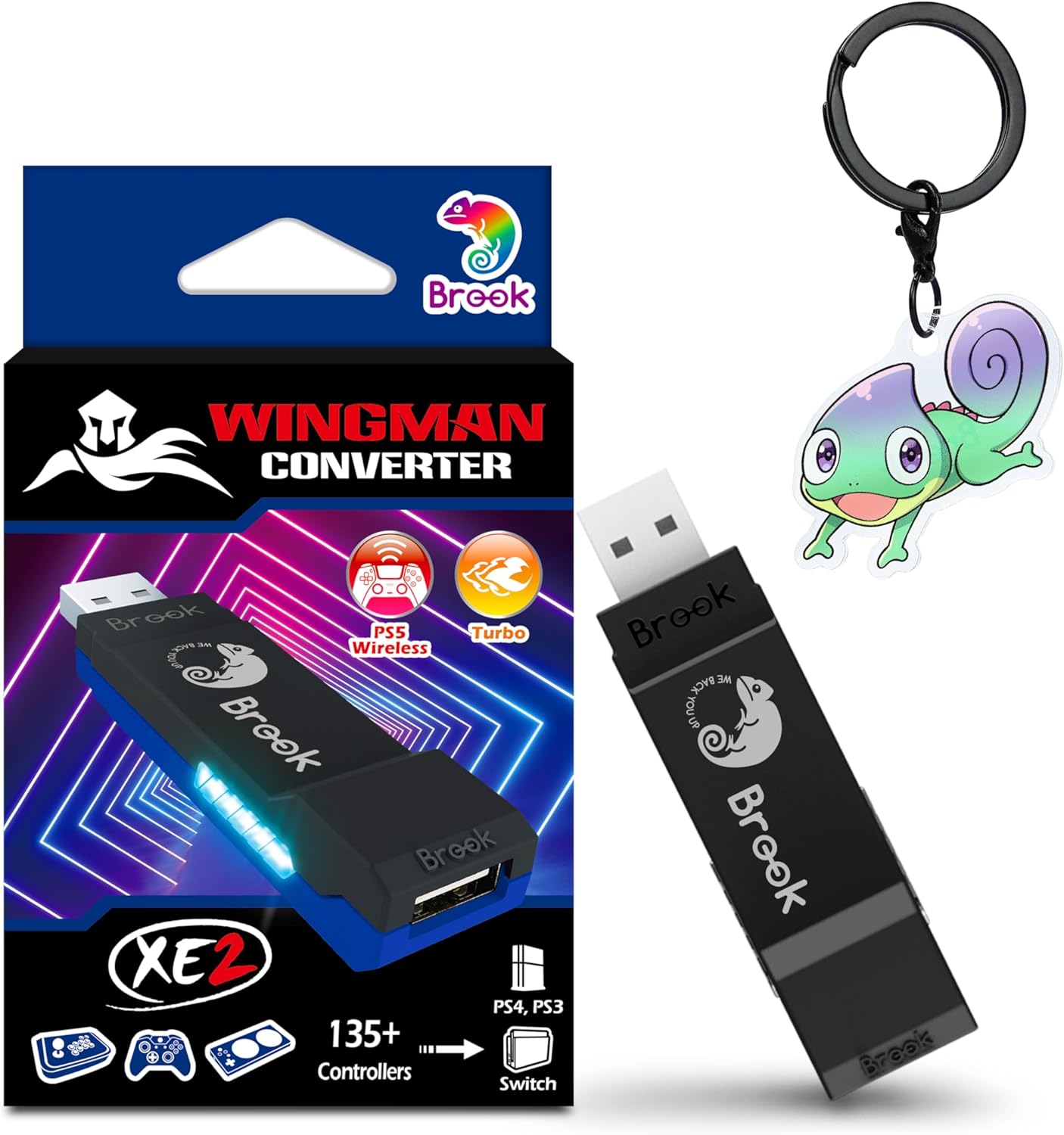 Brook Wingman XE2 Wireless Controller Adapter for PS5, PS4, Xbox