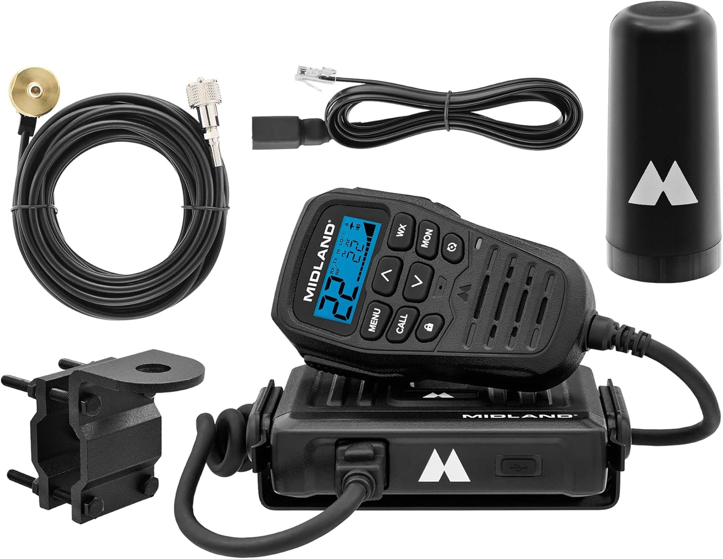 Midland MXT275VP4 GMRS MicroMobile Two-Way Radio for Off-Roading