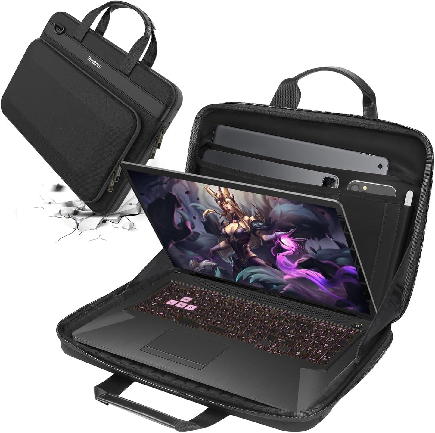 Smatree Heavy Duty Hard Sleeve Case for 18 inch ASUS ROG Laptops