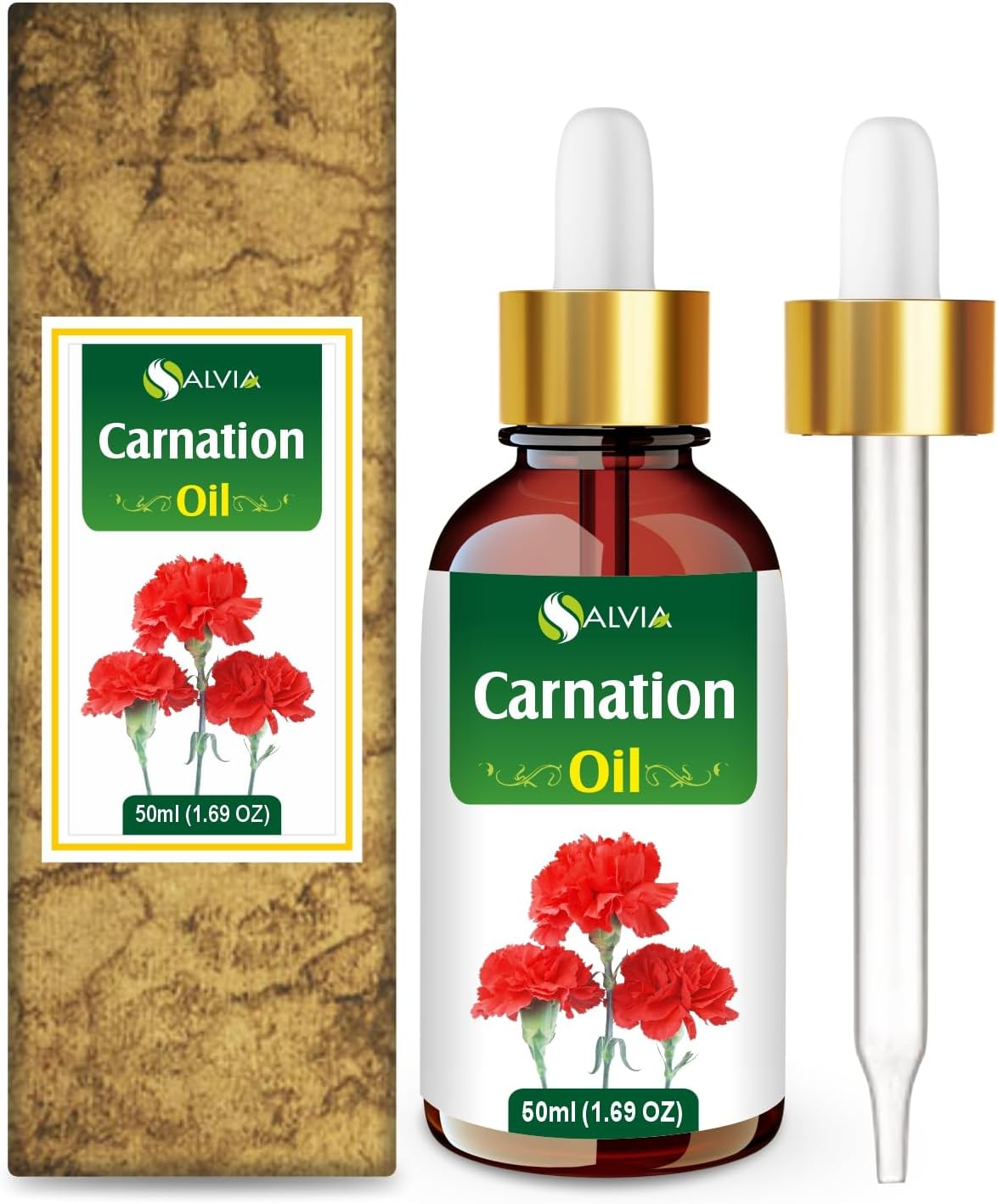 Carnation Essential Oil by Salvia - Pure Therapeutic Oil 50ML