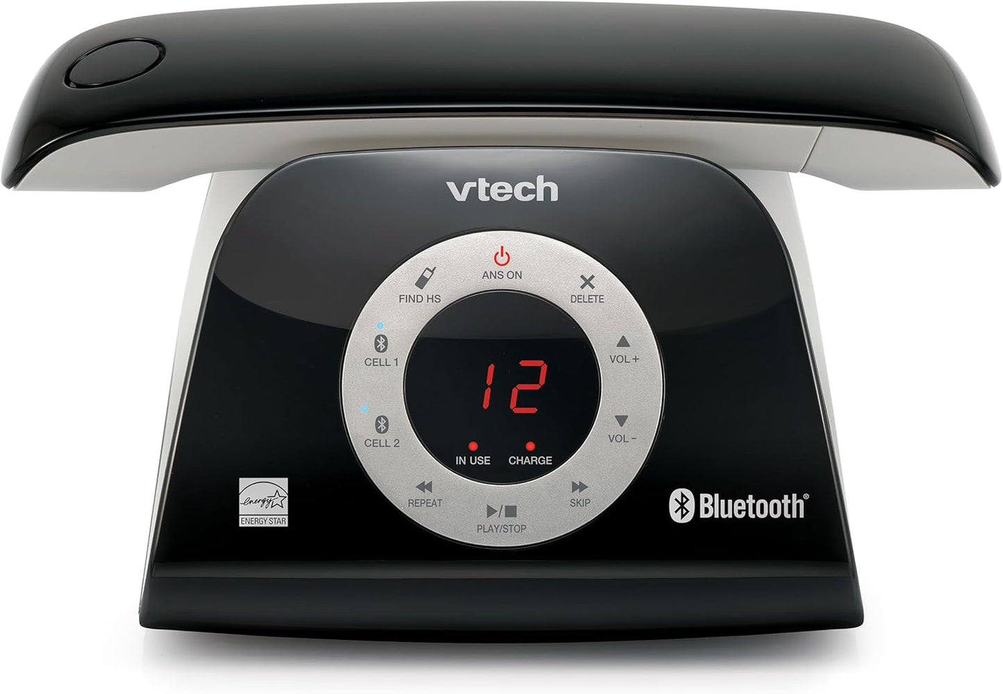 VTech VS122 Cordless Phone with Smart Call Blocker and Bluetooth