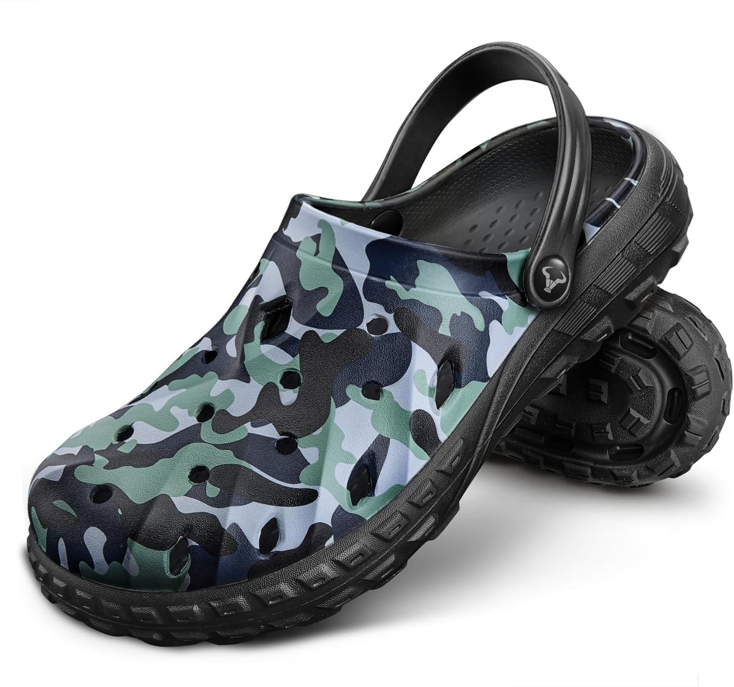 BULLIANT Men Clogs: Comfortable Mules Sandals with Arch Support