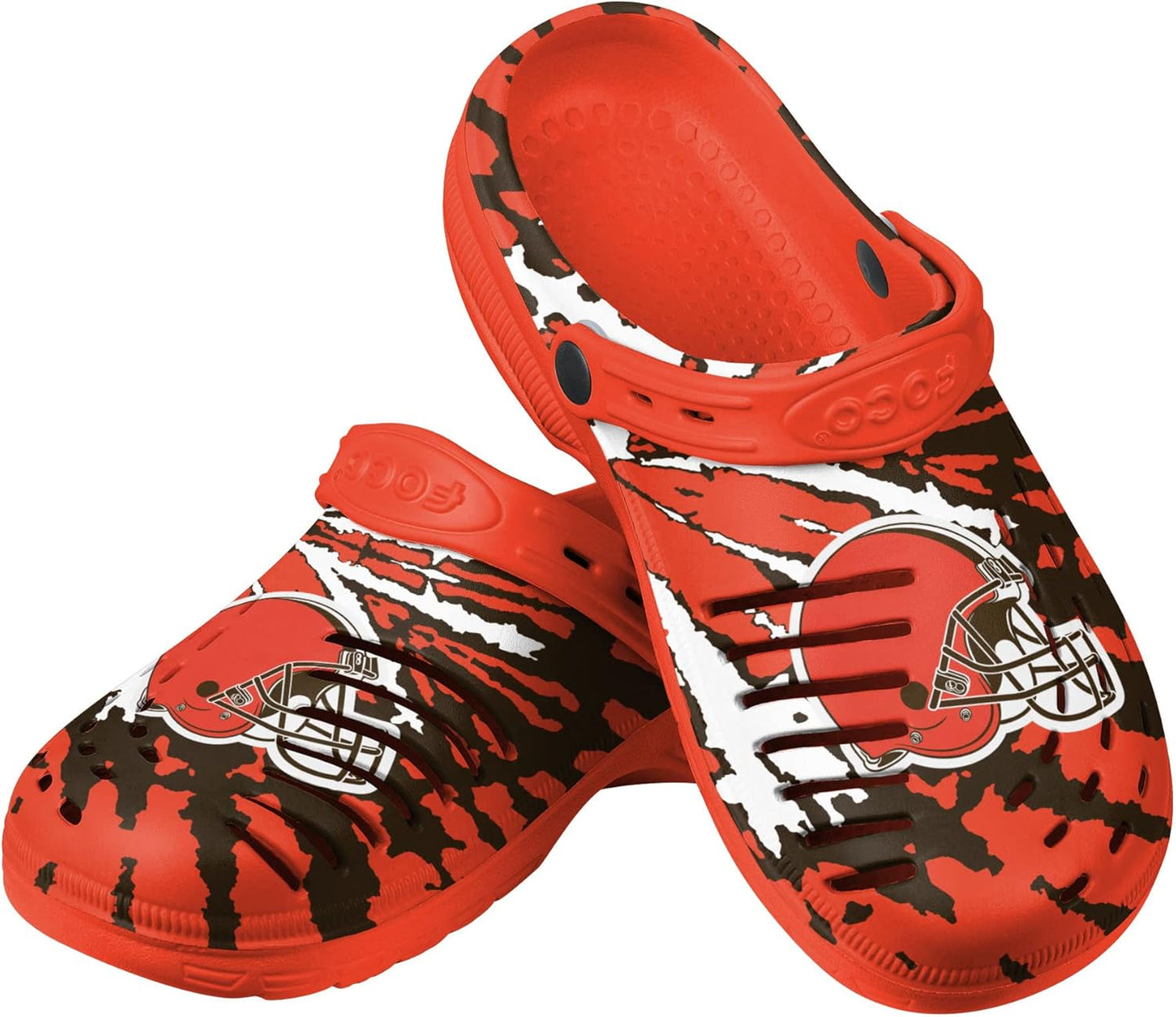 FOCO Men's NFL Team Logo Tie-dye Garden Water Sandals Shoes