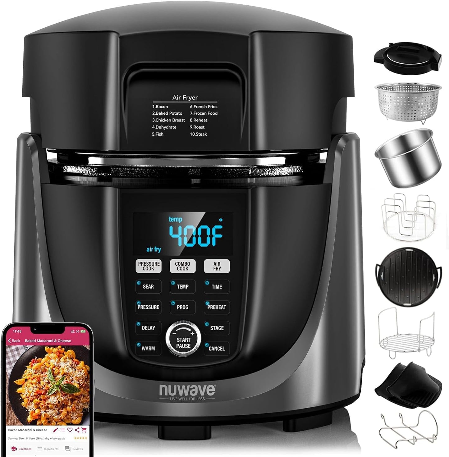 Nuwave Duet: 3-in-1 Multicooker with Sure-Lock Safety