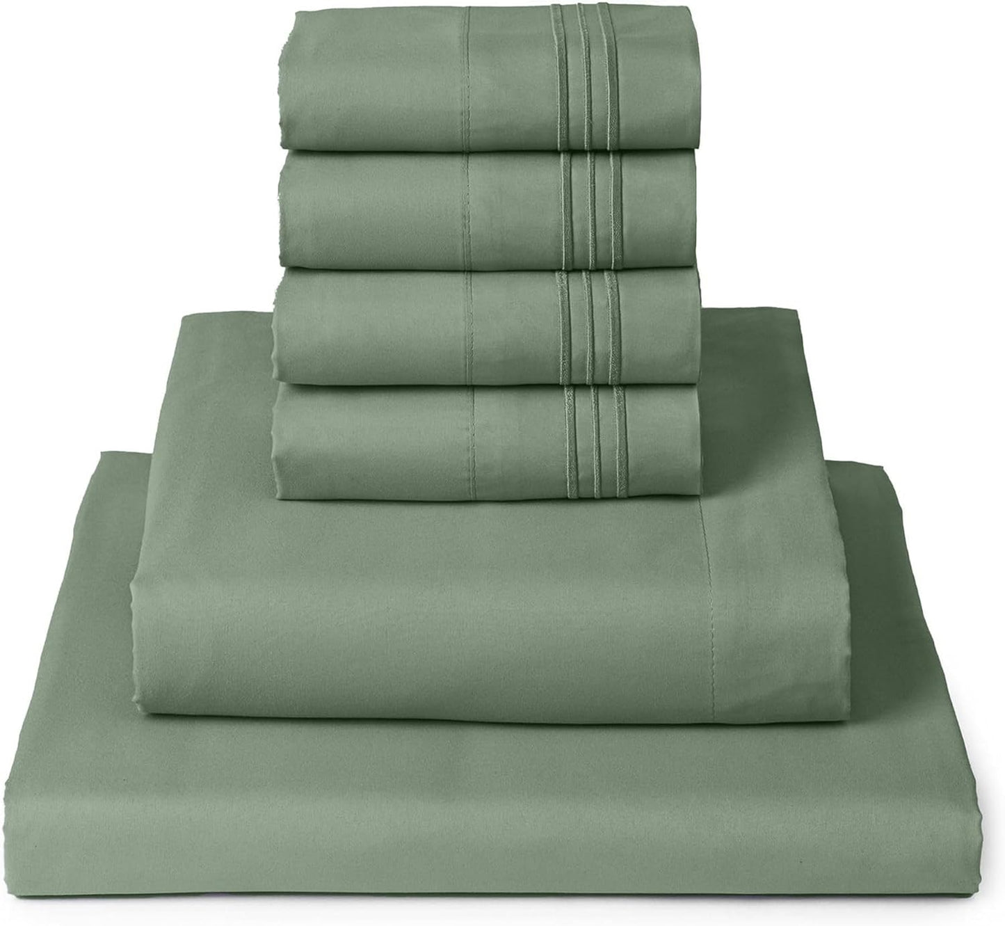 Mellanni Full Sheet Set - 6-Piece Bedding for Ultimate Comfort
