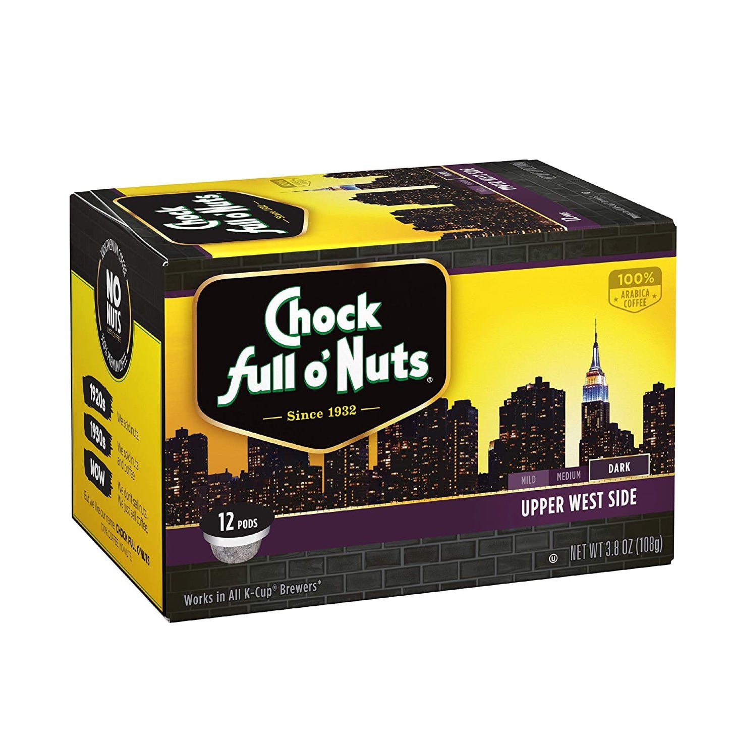 Bold Dark Roast Eco-Friendly Coffee Pods