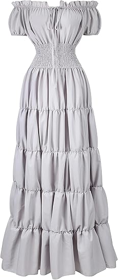 Zhitunemi Renaissance Costume Women Medieval Chemise Dress Review