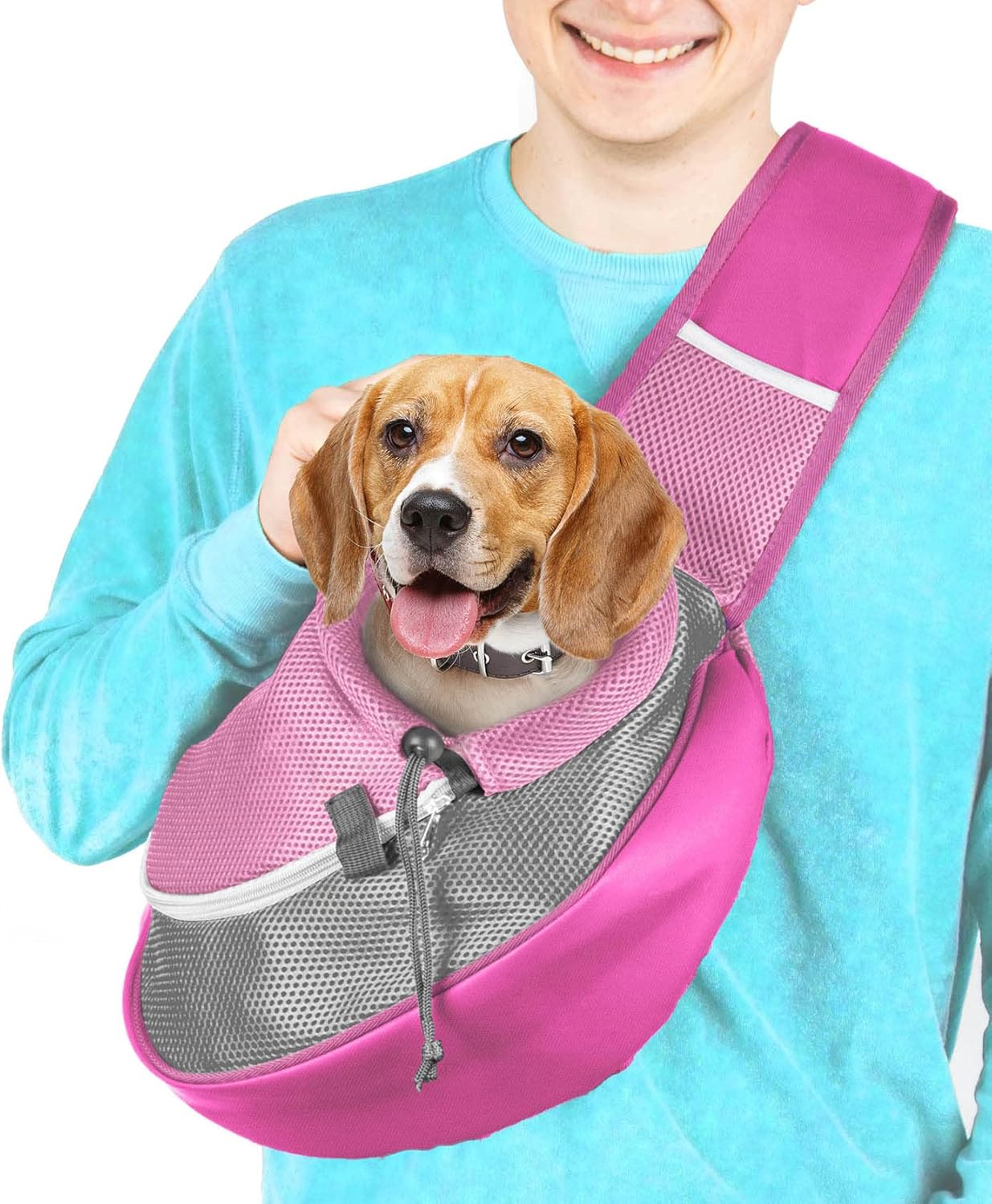 Cuddlissimo! Pink Pet Sling - Hands-Free Comfort