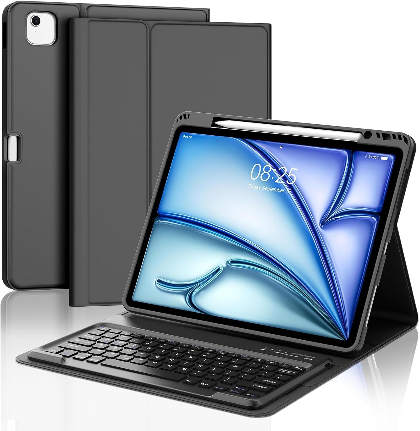 iPad Air 13 inch Case with Detachable Bluetooth Keyboard