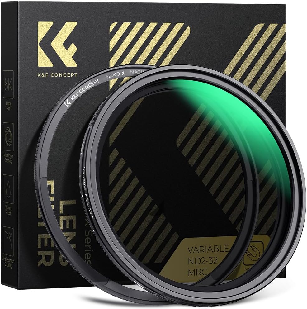 K&F Concept 72mm Magnetic Variable ND Filter for Photographers