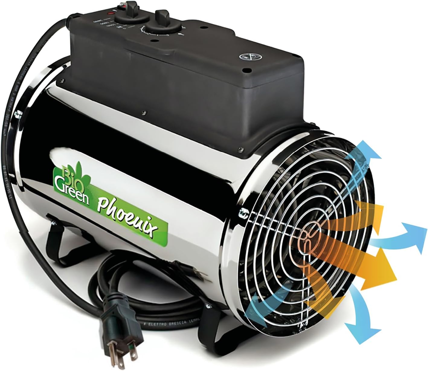 Bio Green Stainless Steel Electric Heater - Efficient Heating & Cooling
