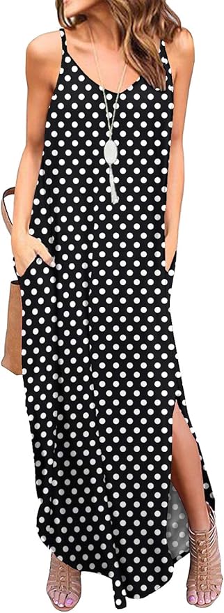GRECERELLE Women's Summer Casual Loose Dress Beach Cover Up