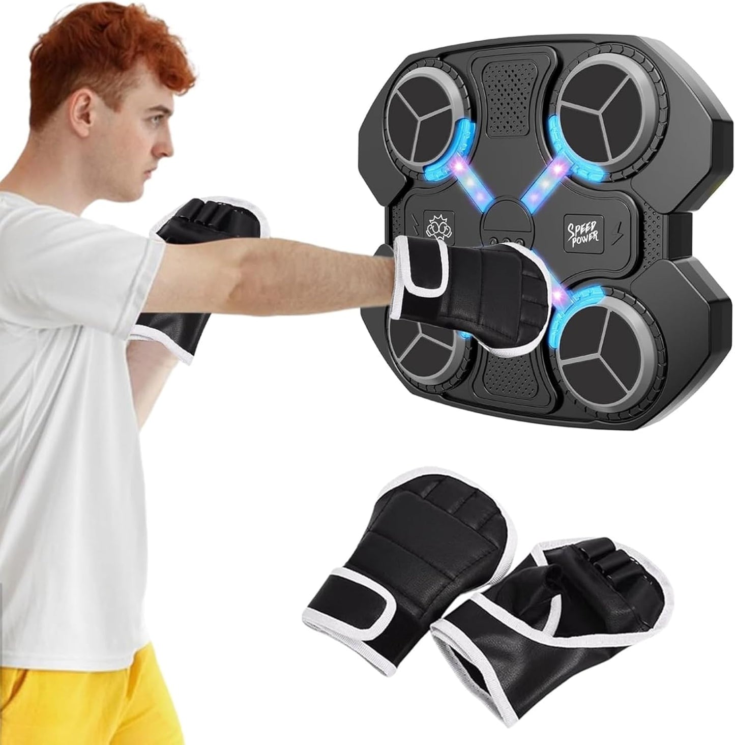 Bluetooth Music Boxing Machine with Gloves