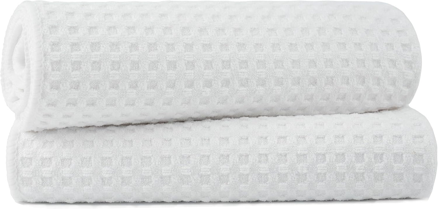 Ultra Absorbent Microfiber Towels, Set of 2