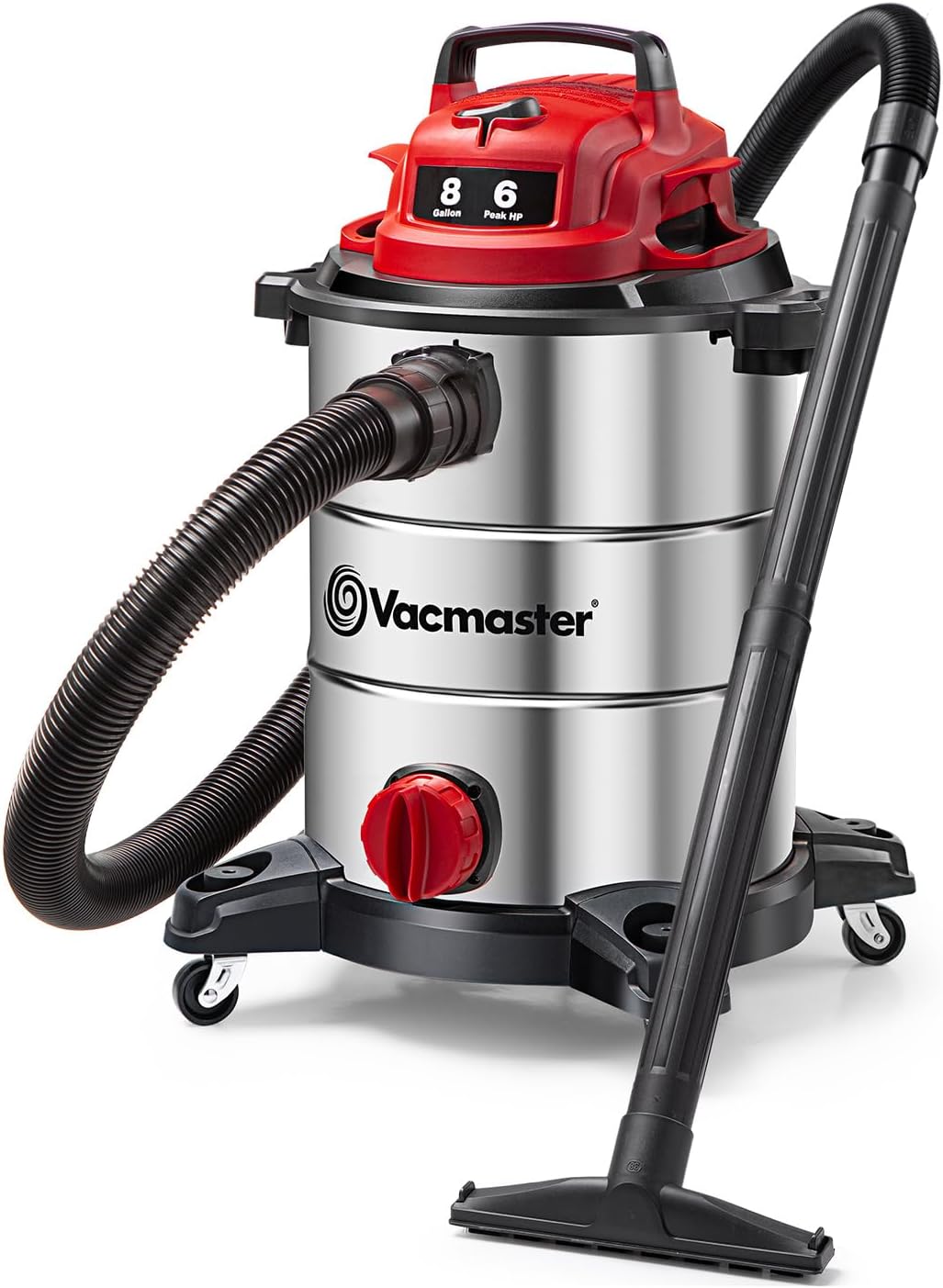 Vacmaster VOC812SF 8-Gallon Premium Stainless Steel Wet/Dry Vacuum