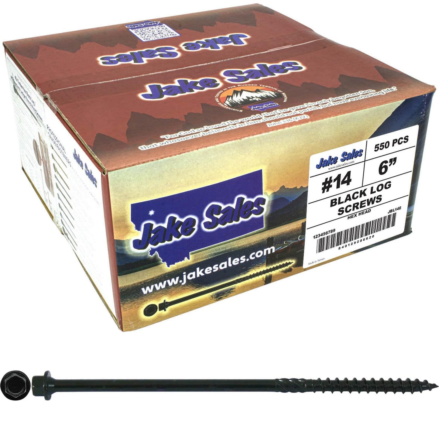Heavy Duty Black Timber Screws for Landscaping by Jake Sales