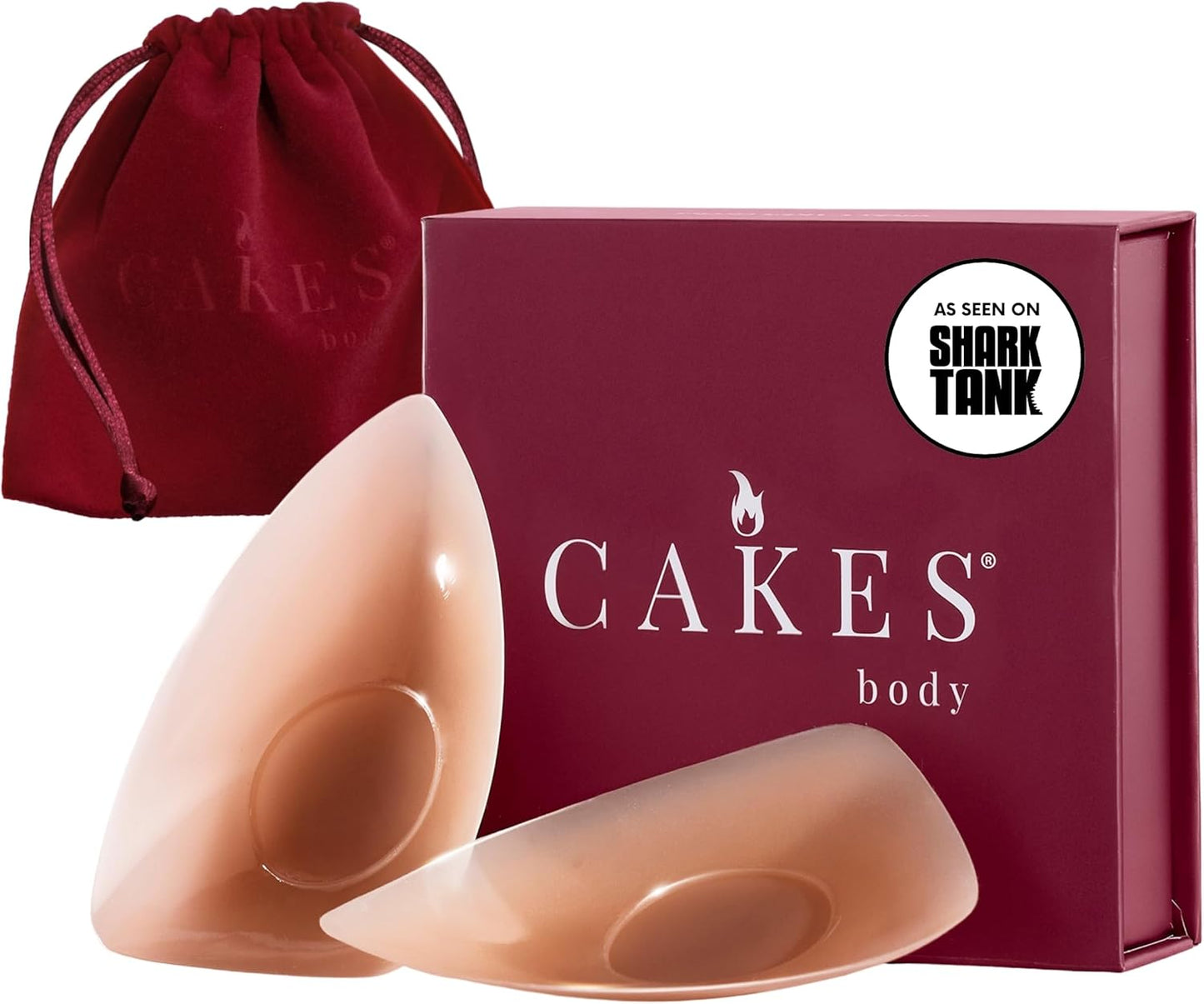 CAKES Body Sticky Triangle Nipple Covers for Women - Seamless Support