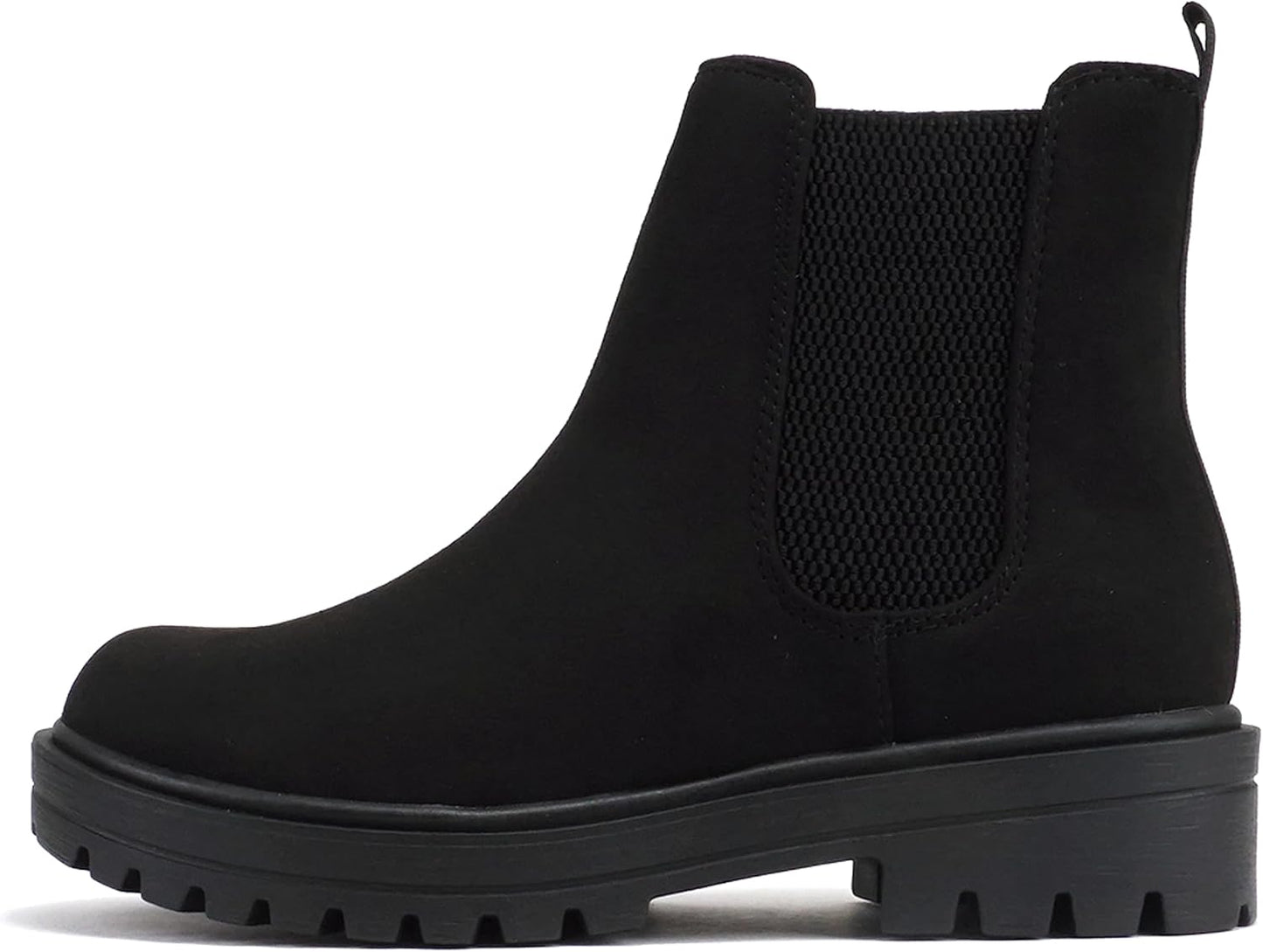 Soda Women Lug Sole Low Heel Chelsea Ankle Bootie Review