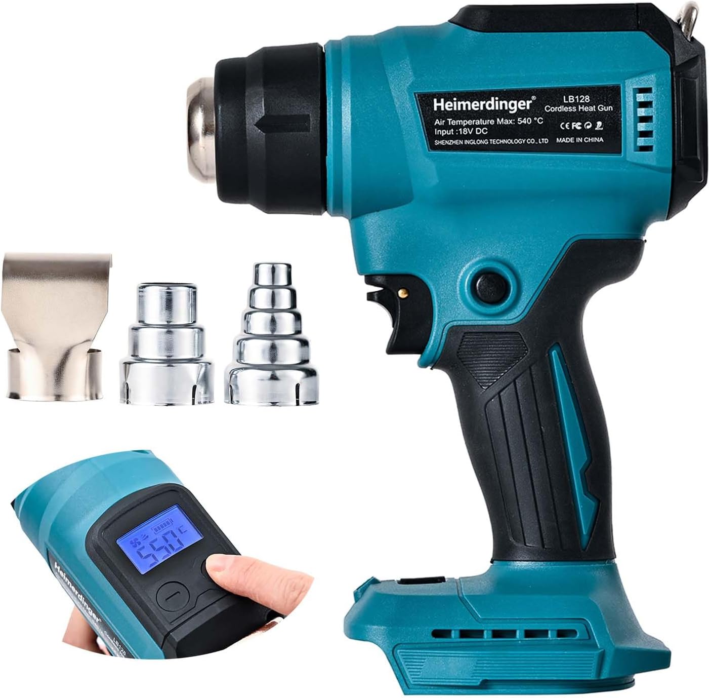 Cordless Heat Gun for Makita 18V Battery - Heavy Duty Tool