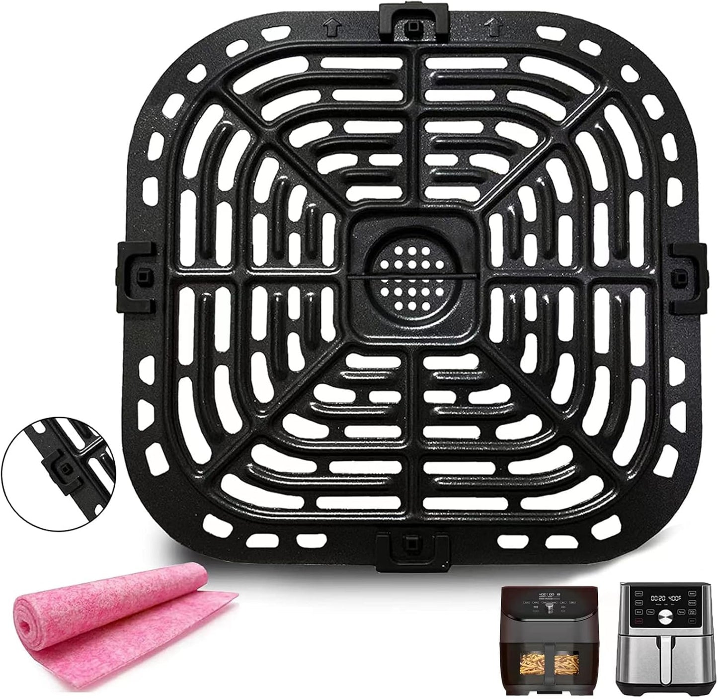 Crisper Tray Rack - Enhanced Air Fryer Grilling