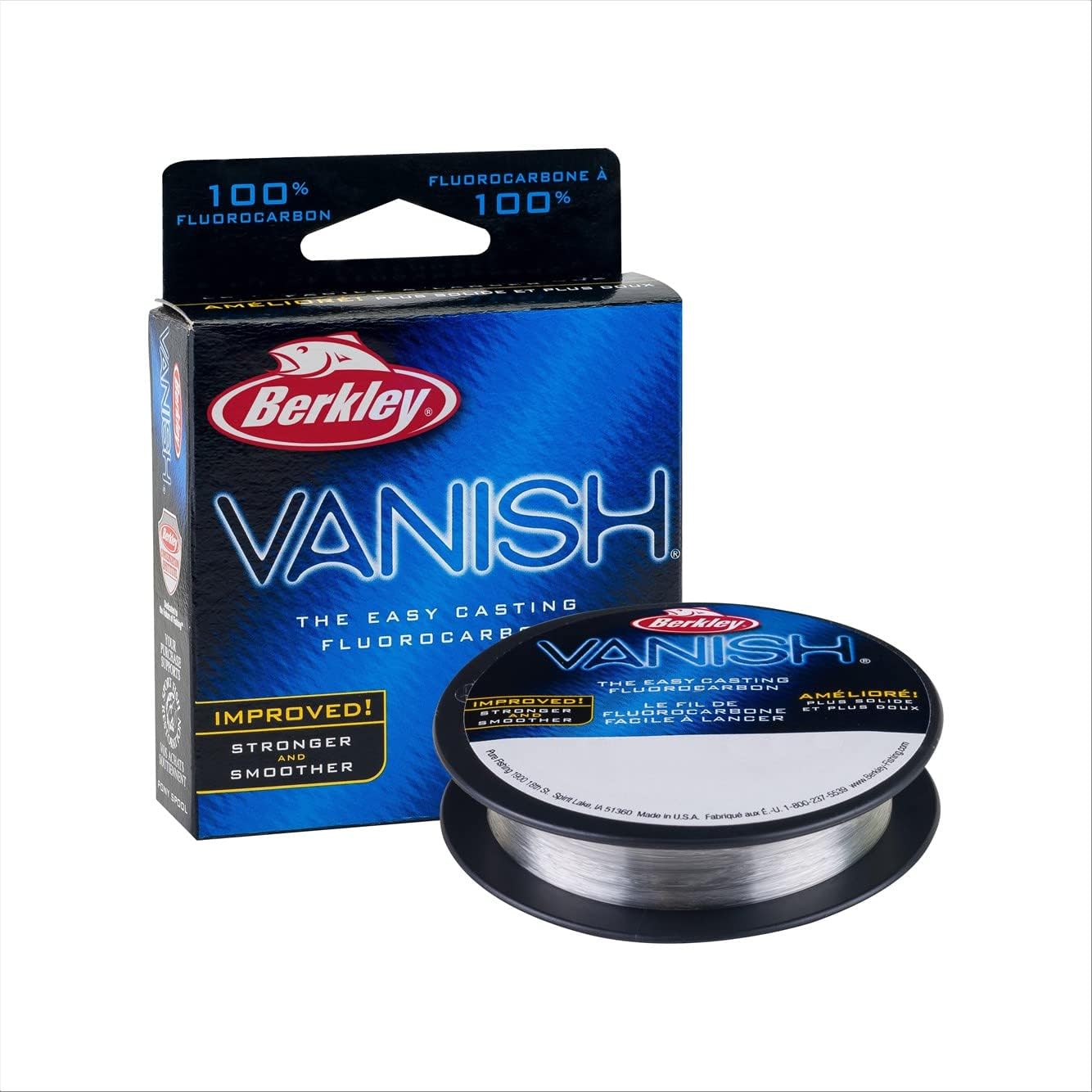 Berkley Vanish Fluorocarbon Fishing Line - Invisible Strength