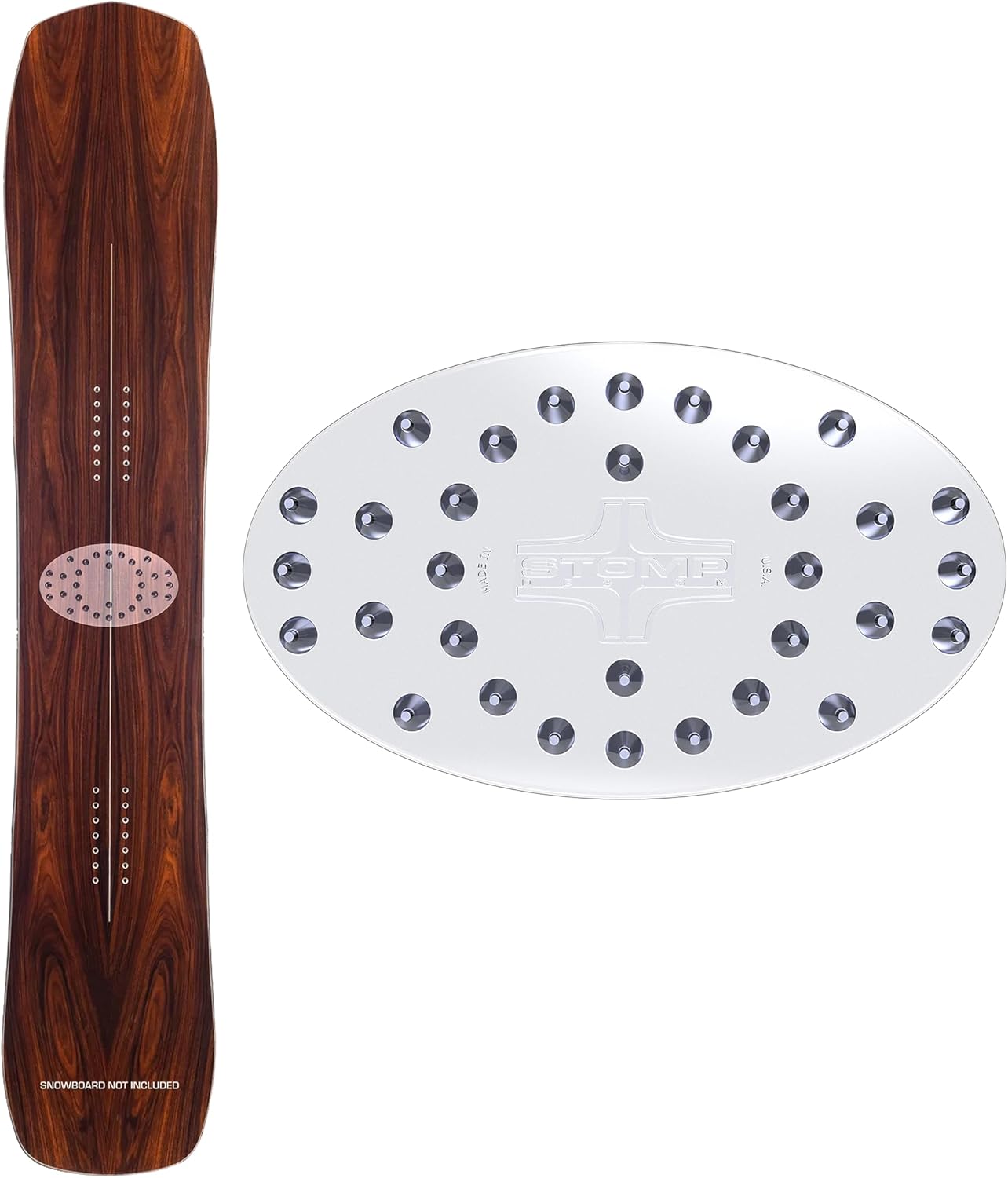 Enhanced Grip for Snowboarders | Stompgrip Oval Pad