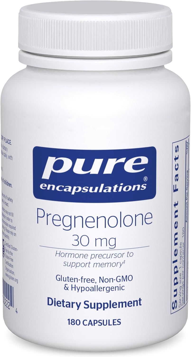 Pregnenolone Hormone Support Supplement for Memory & Brain Health