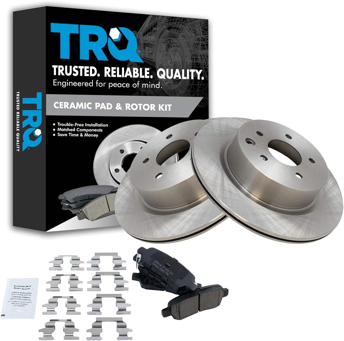Premium Posi Ceramic Brake Pad & Rotor Kit for Infiniti Nissan