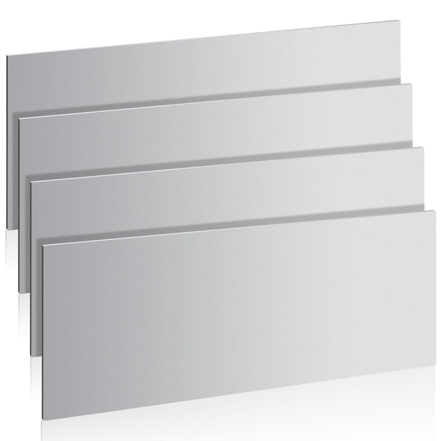 4 Pcs 18 Gauge Sheet Metal Steel Plates for DIY and Industrial Use