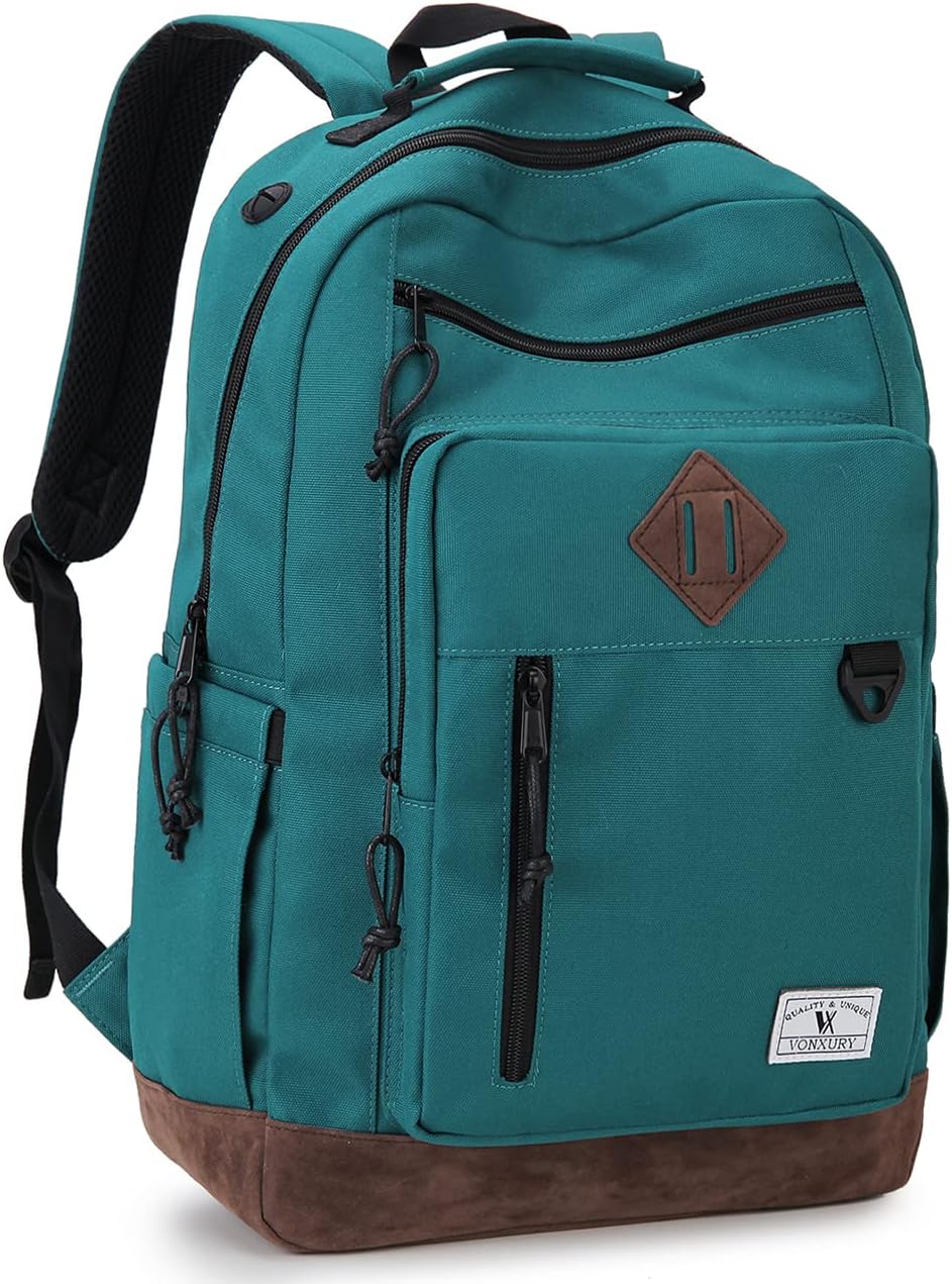 Water-resistant Backpack for Men Women, 15.6 Inch Laptop Bag
