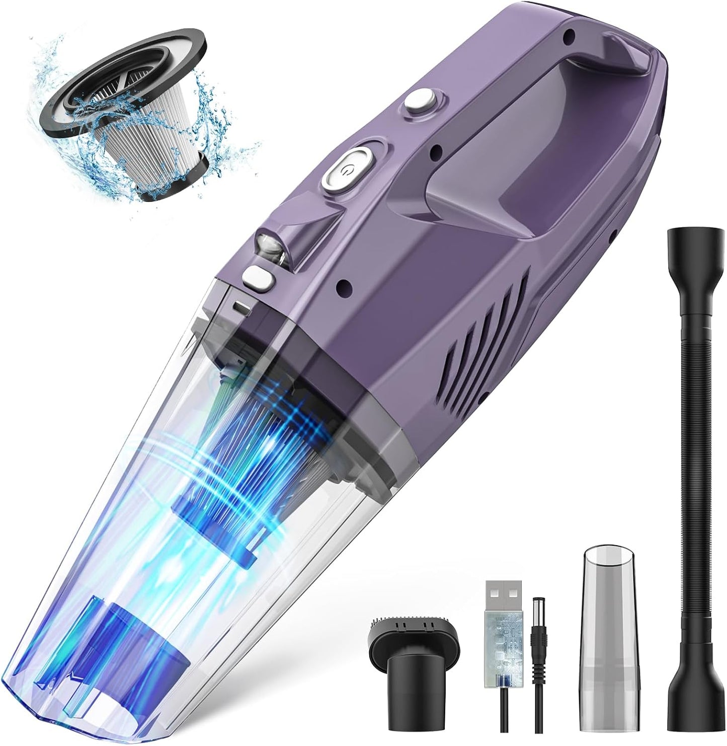 Portable Cordless Handheld Vacuum - Hassle-Free Cleaning!