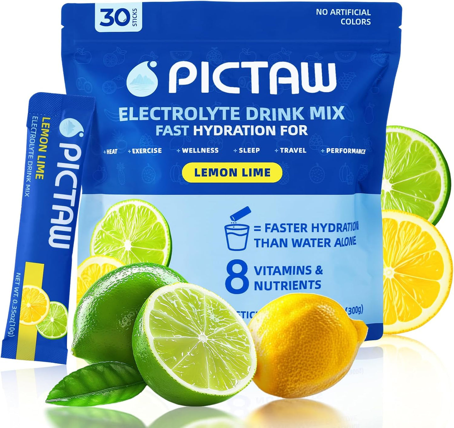 Electrolytes Powder Packets for Instant Hydration and Wellness