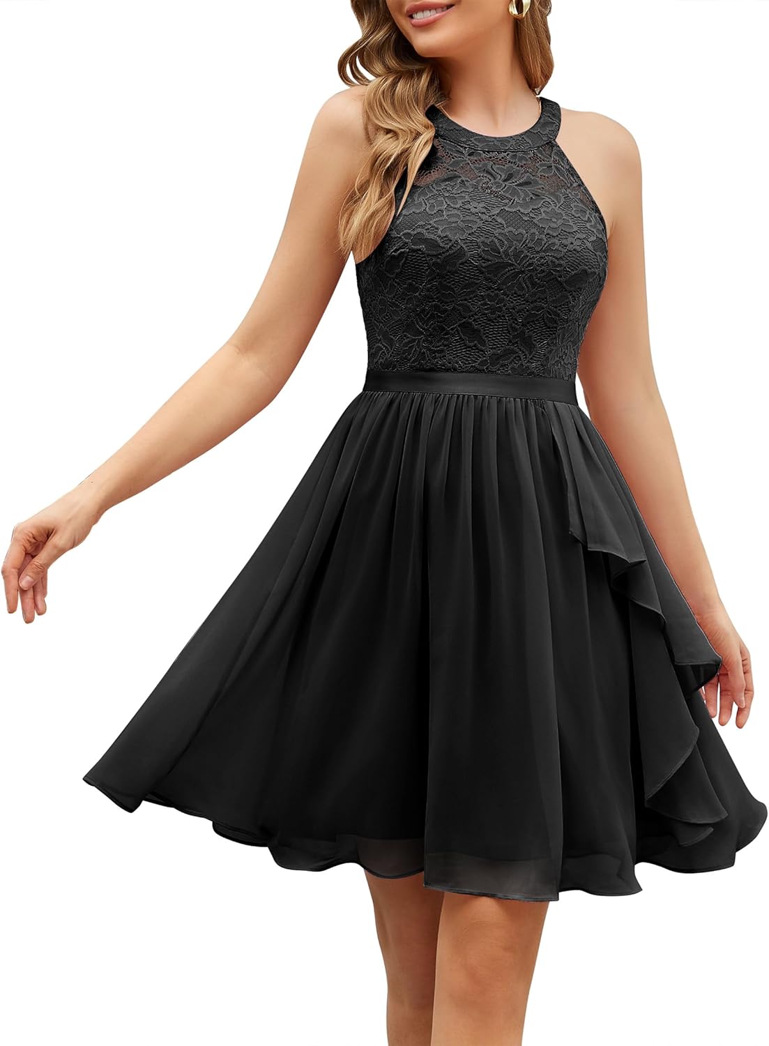 Wedtrend Women's Bridesmaid Dresses: Elegant Halter Cocktail Dress
