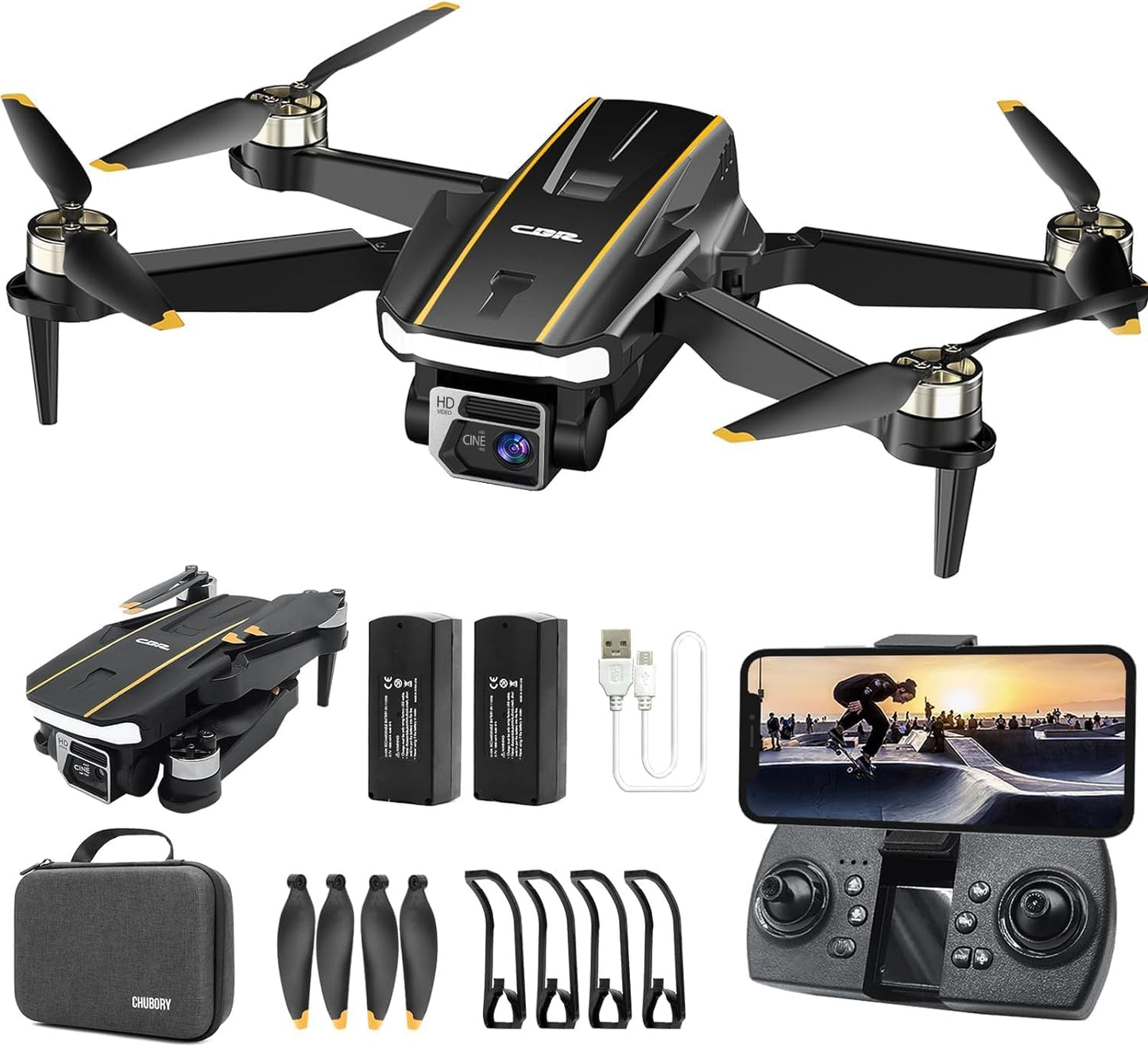 Ultimate-Chubory-Champion: 2K HD Camera Drone!