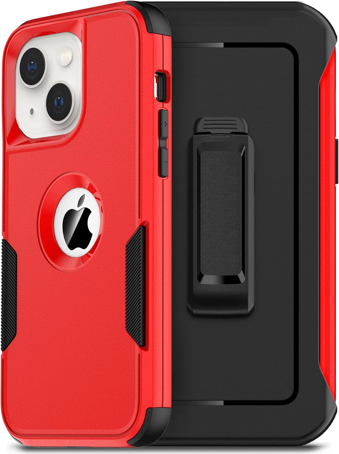 Defender Case for iPhone 14 with Holster and Screen Protectors