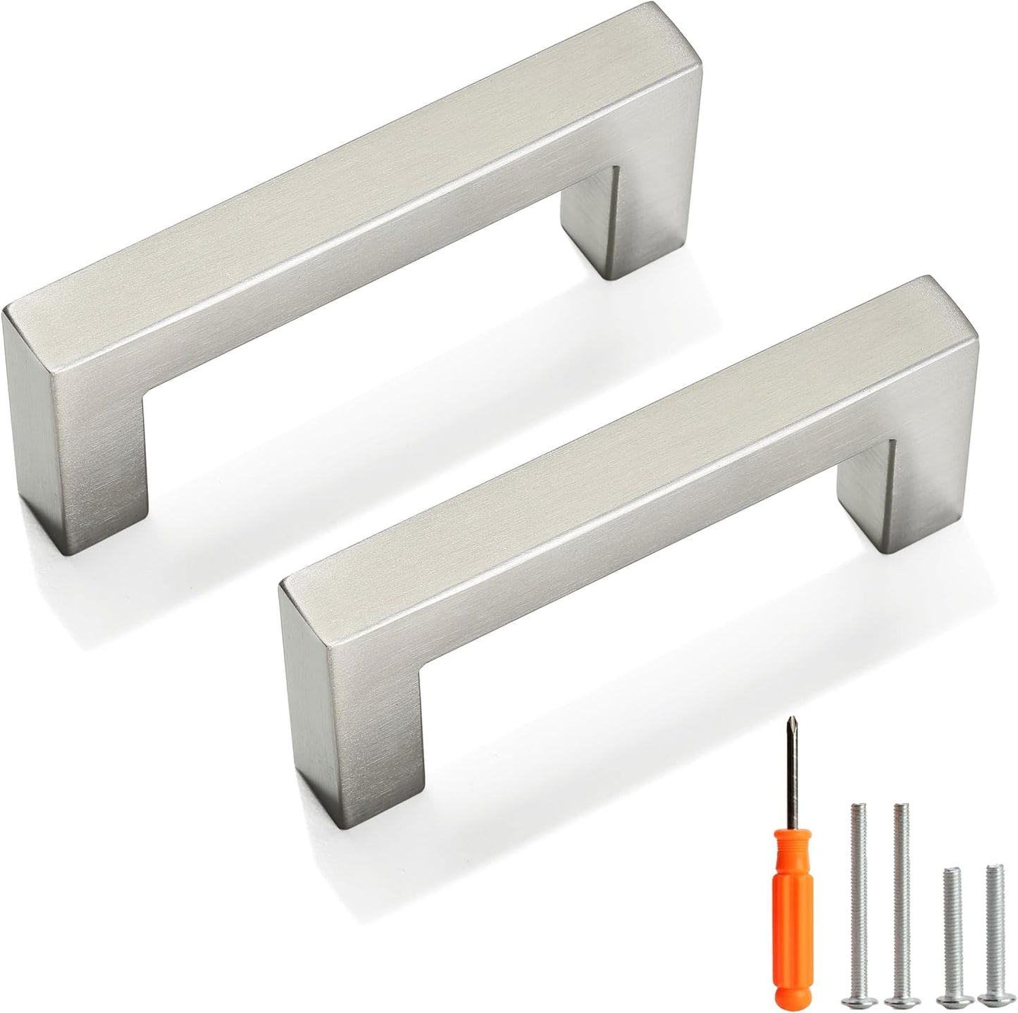 Brushed Nickel Cabinet Pulls 20 Pack 3 Inch Stainless Steel